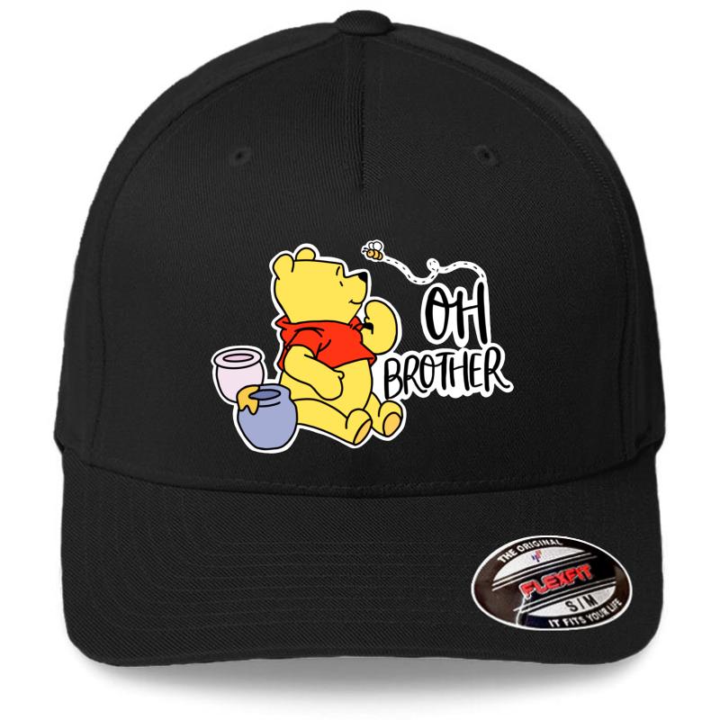 Winnie The Pooh Flexfit Baseball Cap  Black