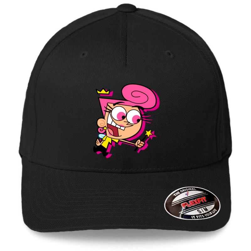 Wanda - Fairly Odd Parents Flexfit Baseball Cap  Black