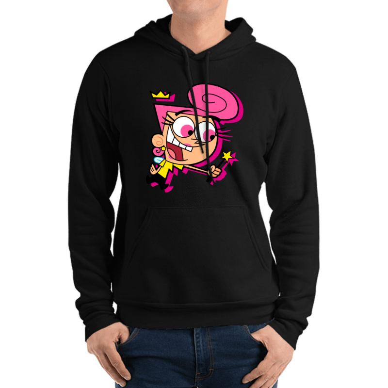 Wanda - Fairly Odd Parents Unisex Hooded Sweatshirt Men Black