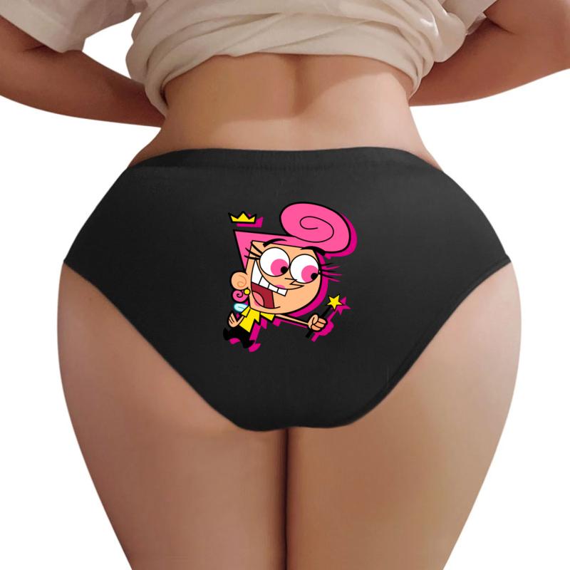 Wanda - Fairly Odd Parents Women Underwear Panties Women Black