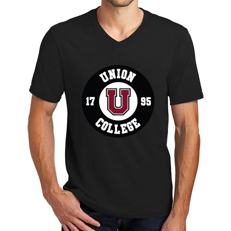 Union College - New York Union College Unisex V-Neck T-Shirt Men Black