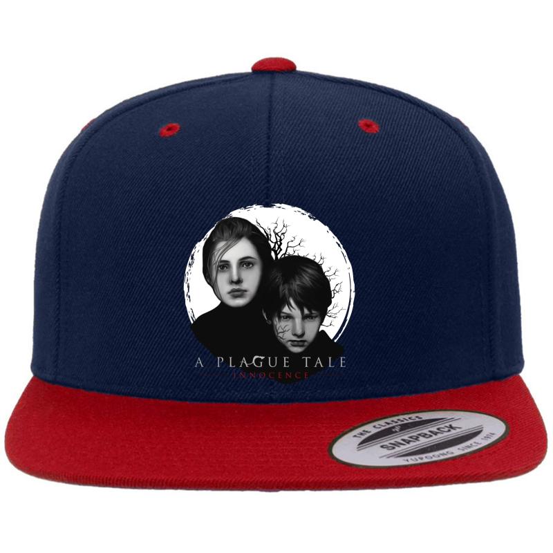 A Plague Tale Innocence Premium Flat Bill Snapback Cap  Navy