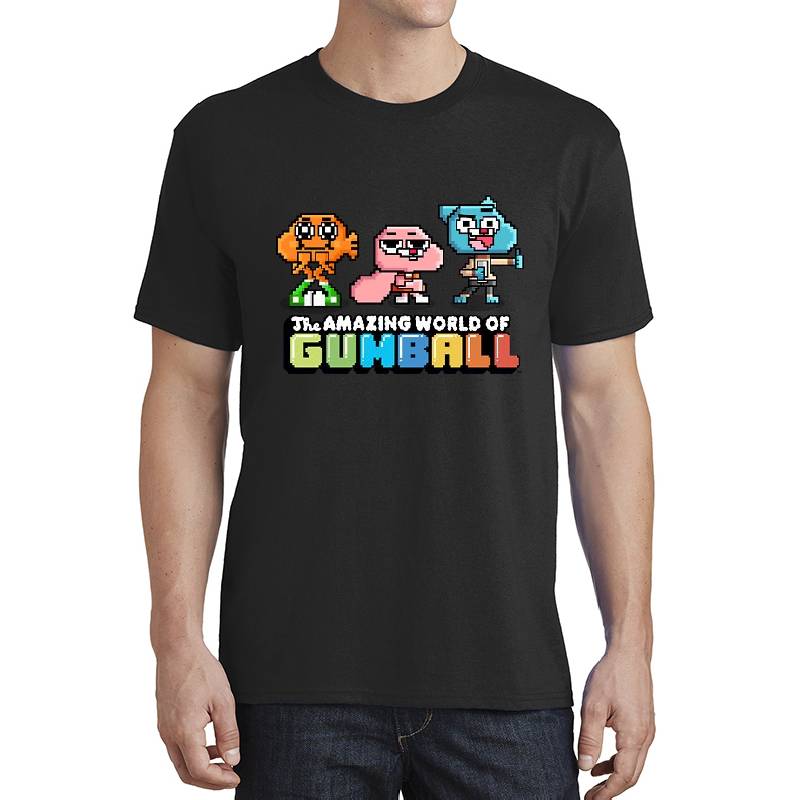 The Amazing World of Gumball 8-Bit RPG Video Game Unisex Hooded Sweatshirts