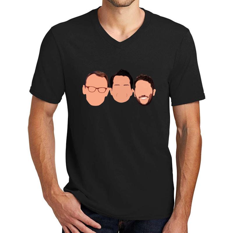 8 Out Of 10 Cats Does Countdown Unisex V-Neck T-Shirt Men Black