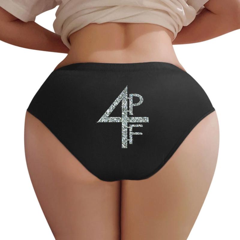 4Pf Lil Baby 2020 Women Underwear Panties Women Black