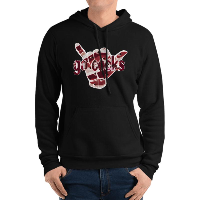 University Of South Carolina Spurs Up Unisex Hooded Sweatshirt Men Black