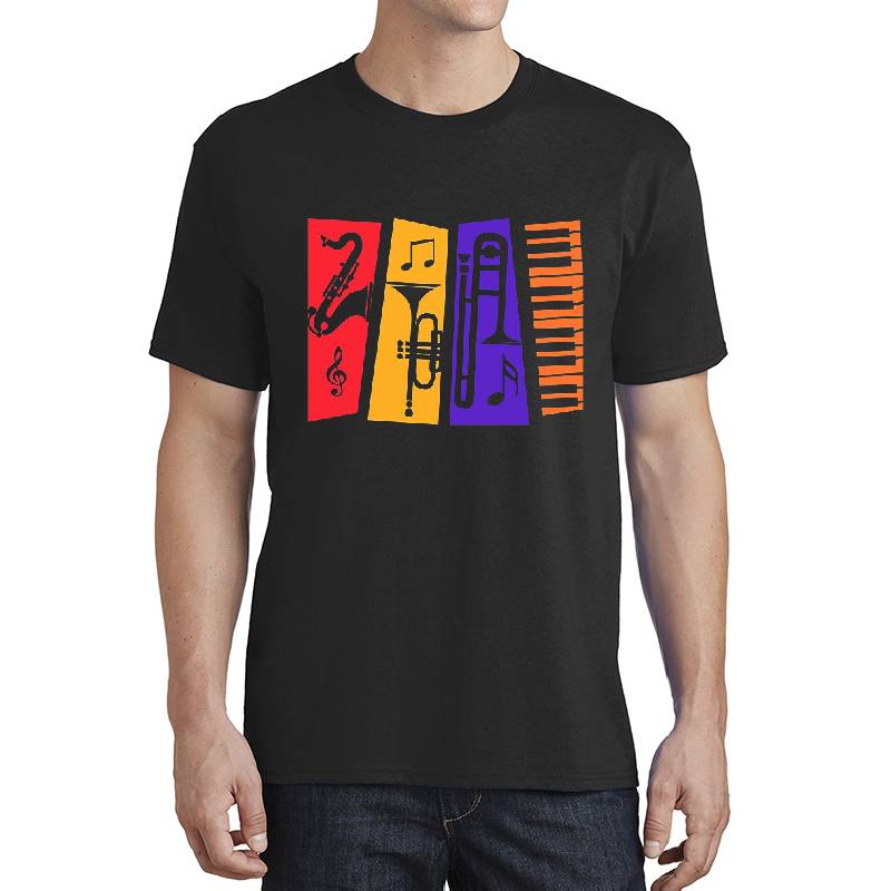 Jazz Instruments Youth Hooded Sweatshirts