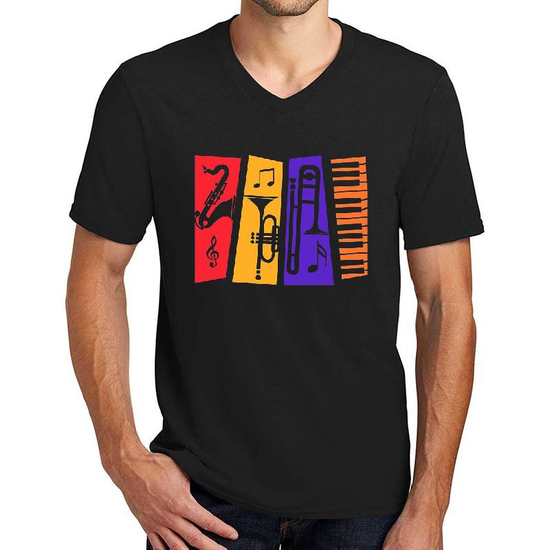 Jazz Instruments Youth Hooded Sweatshirts