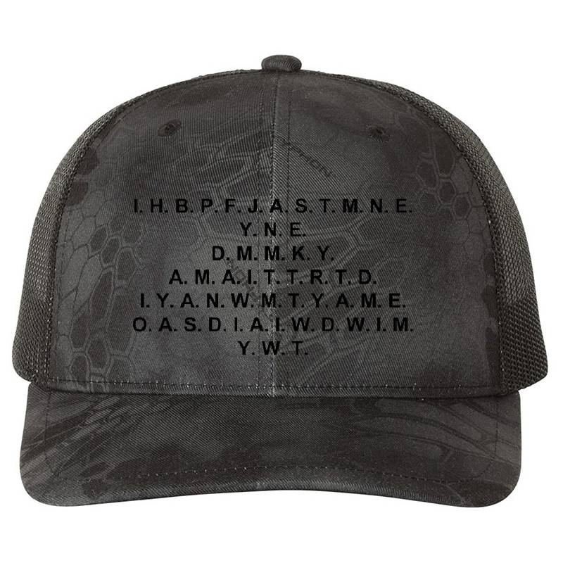 I Have Brought Peace, Freedom, Justice, and Security Premium Flat Bill Snapback Caps