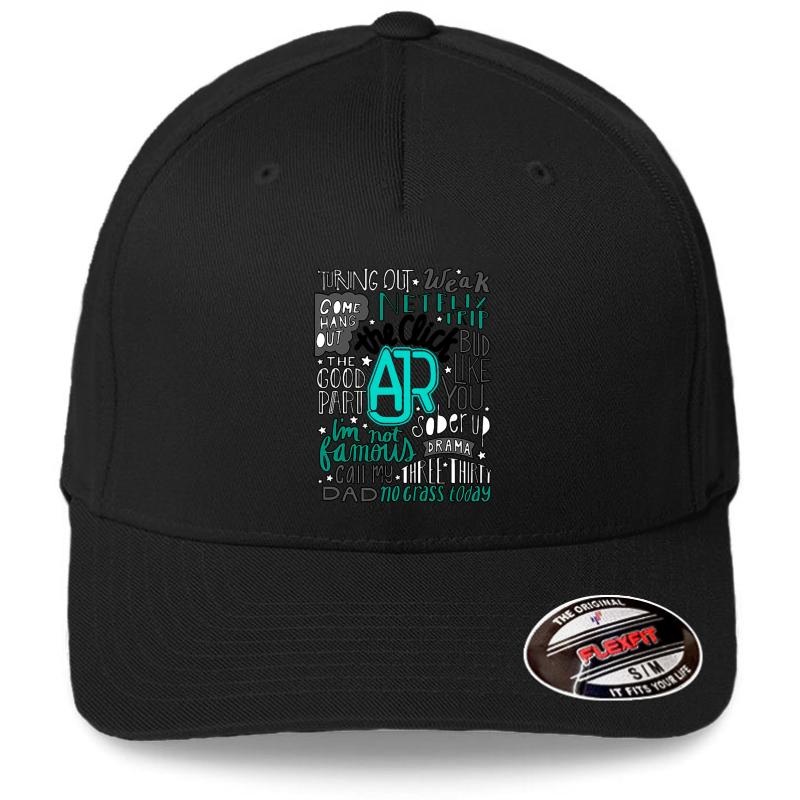 Ajr Brother Song Flexfit Baseball Cap  Black