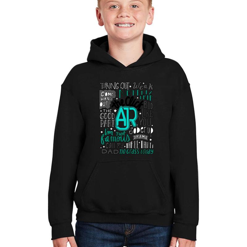 Ajr Brother Song Youth Hooded Sweatshirt Boy Black