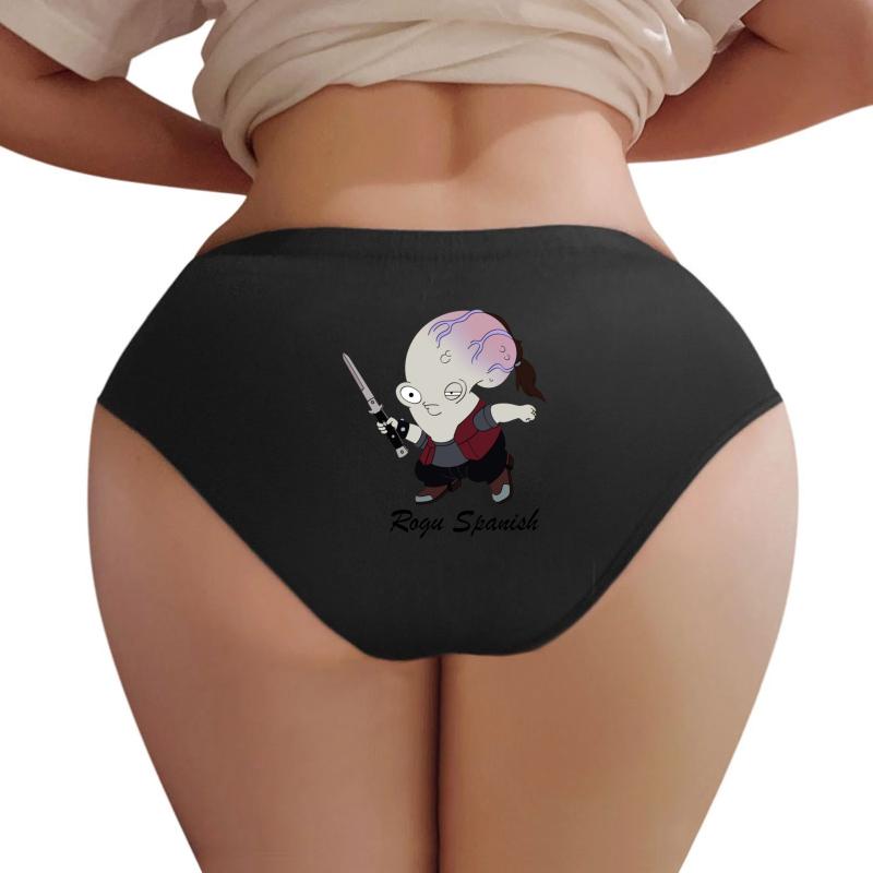 American Dad Rogu Spanish Women Underwear Panties Women Black