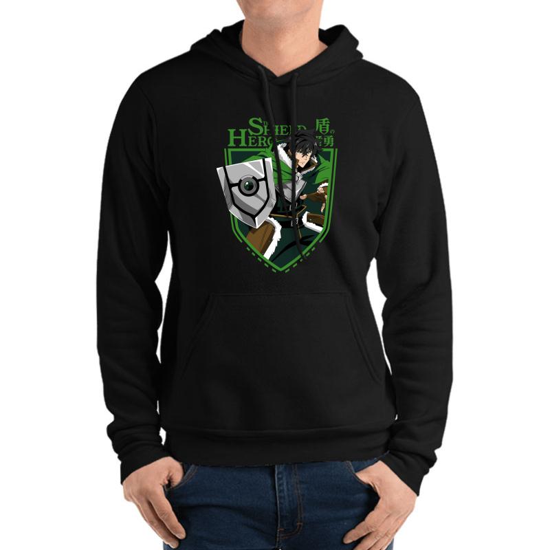 The Shield Hero Unisex Hooded Sweatshirt Men Black