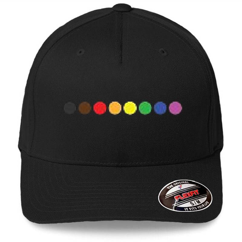 Inclusive LGBTQ Pride Dots | Subtle Minimalist Gay Pride Flag Colors Unisex Hooded Sweatshirts