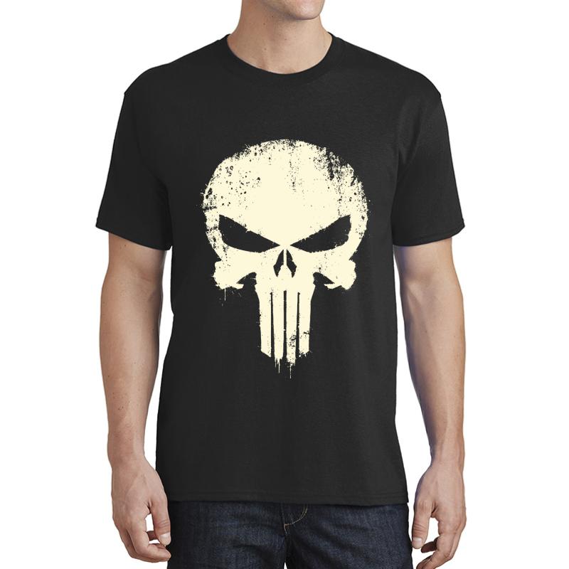 Vintage Punisher Unisex T-Shirt Men Black