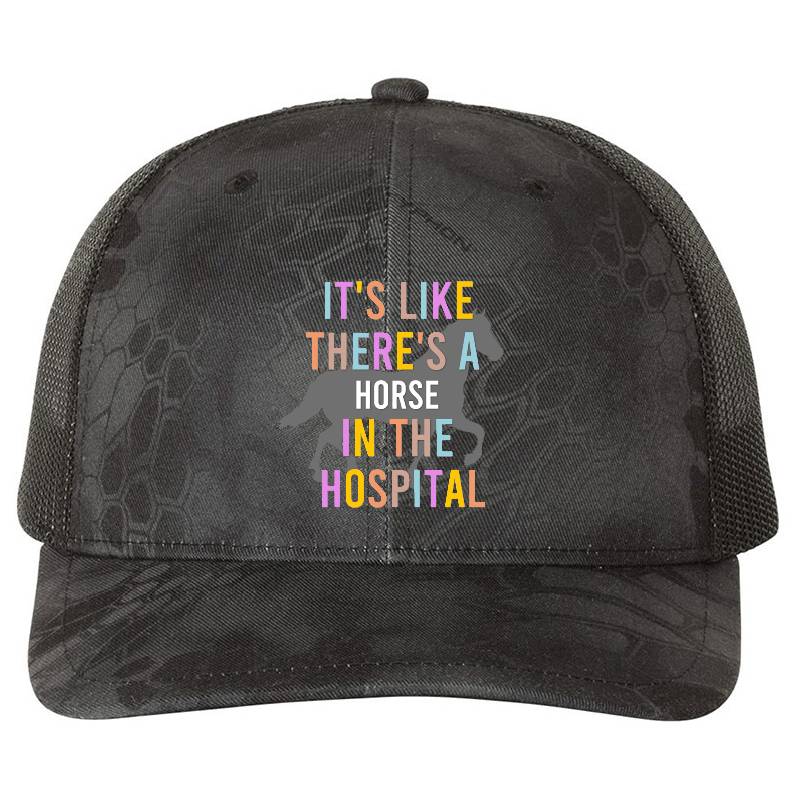 Horse In The Hospital Unisex V-Neck T-Shirts