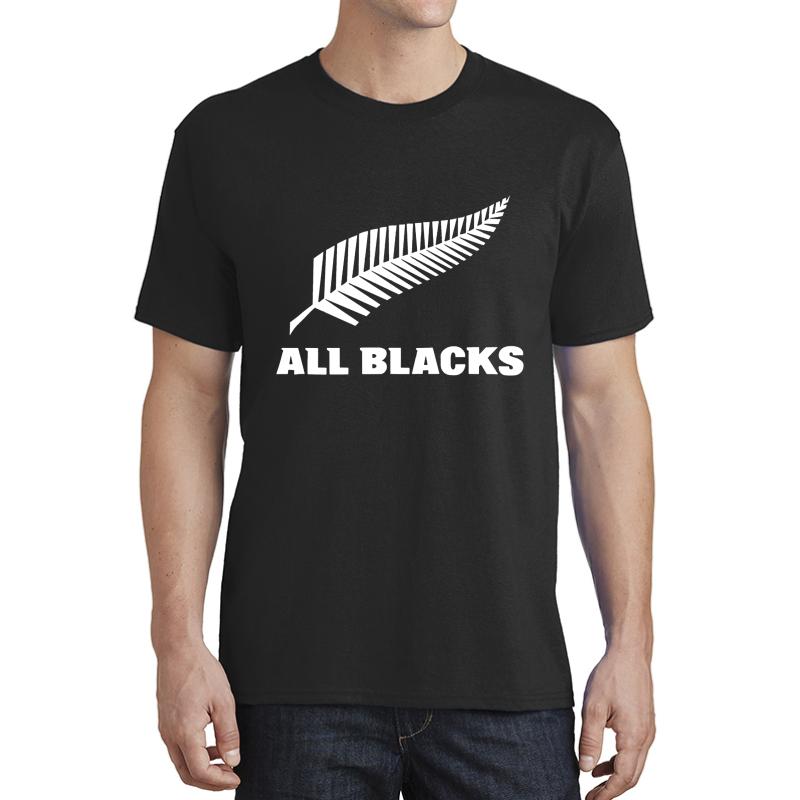 All Blacks Newzealand Rugby Unisex T-Shirt Men Black