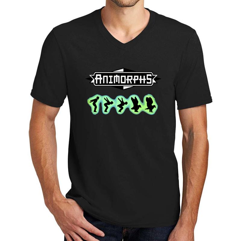 Animorphs Classic Science Fiction Children Movie Unisex V-Neck T-Shirt Men Black