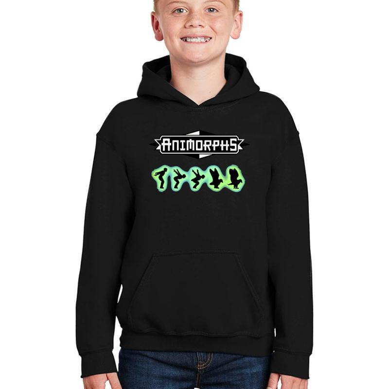 Animorphs Classic Science Fiction Children Movie Youth Hooded Sweatshirt Boy Black