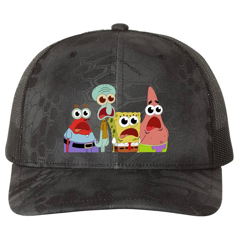 Big Eyed Spongebob Patrick Squidward And Mr. Krabs Youth T-Shirts
