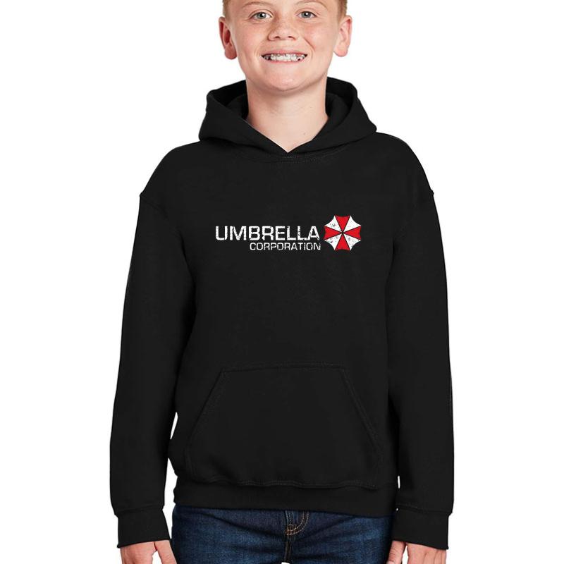 Umbrella Corporation Youth Hooded Sweatshirt Boy Black