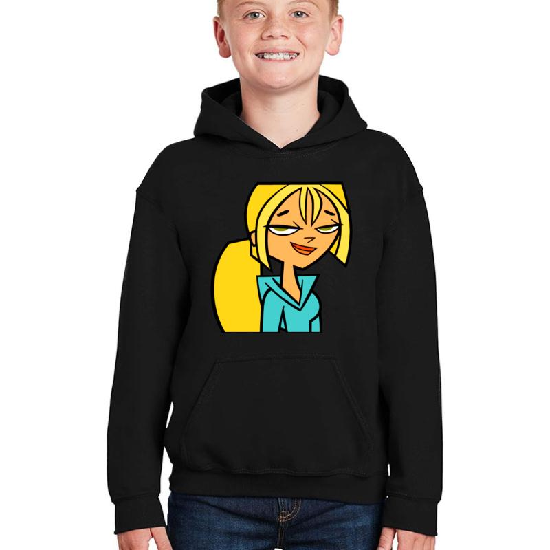 Total Drama - Bridgette Youth Hooded Sweatshirt Boy Black