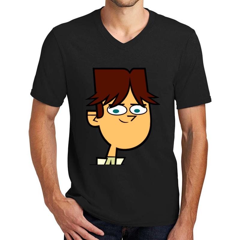 Total Drama - Cody Unisex V-Neck T-Shirt Men Black