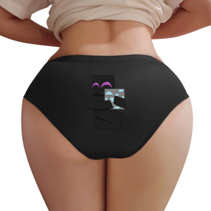 Adorable Enderman Women Underwear Panties Women Black