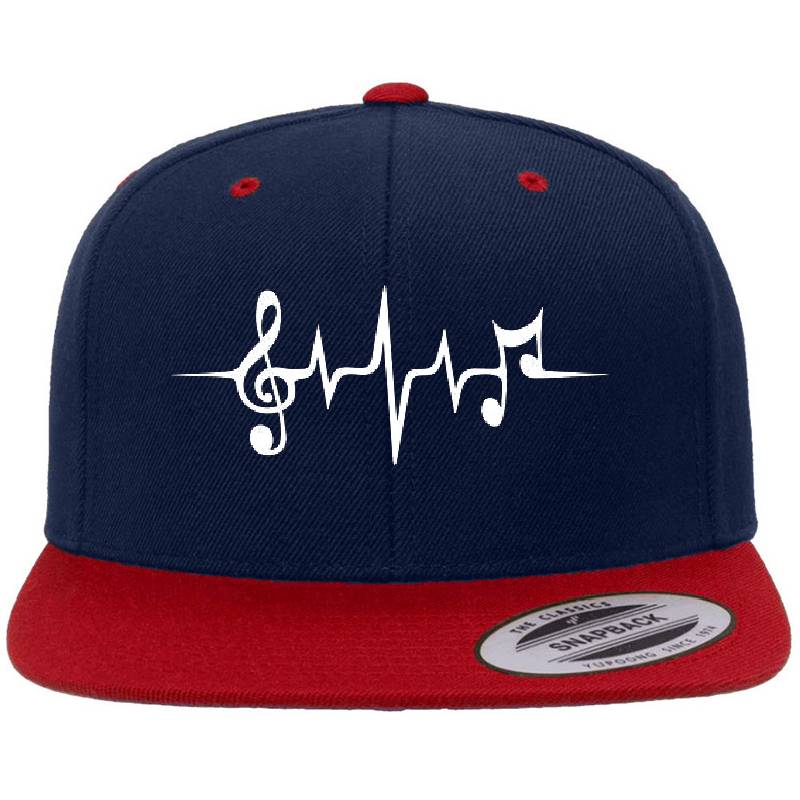 Music Pulse, Notes, Clef, Frequency, Wave, Sound, Dance Richardson Premium Trucker Snapback Caps