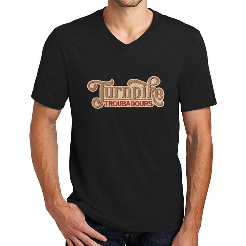 Turnpike Troubadours Unisex V-Neck T-Shirt Men Black