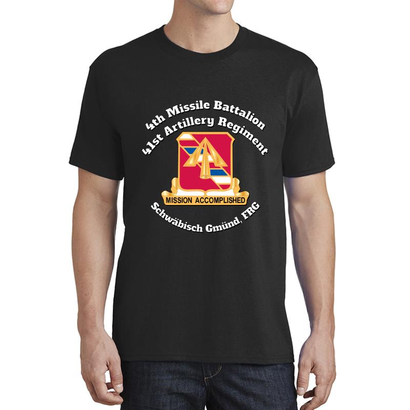 4Th Missile Battalion 41St Artillery Regiment - Pershing Unisex T-Shirt Men Black