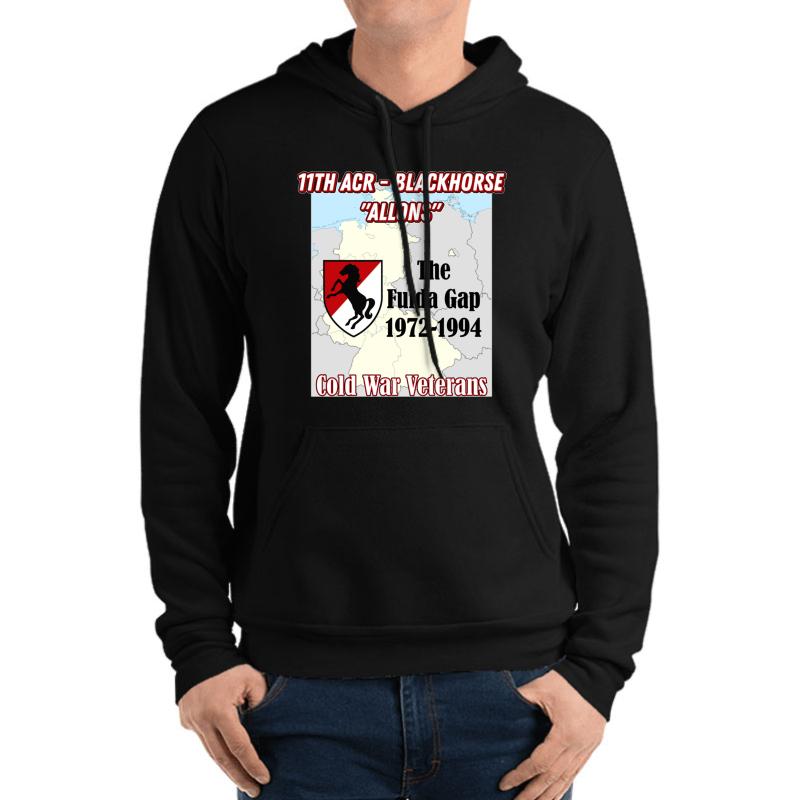 11Th Armored Cavalry Regiment - Army Fulda Gap Cold War Vets Unisex Hooded Sweatshirt Men Black