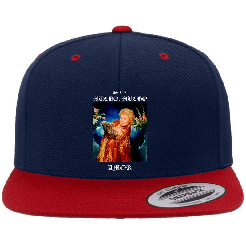 Walter Mercado Premium Flat Bill Snapback Cap  Navy