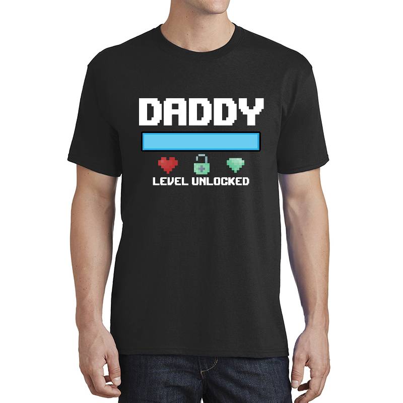 Daddy Gift Level Unlocked For A New Dad Gamer Richardson Premium Trucker Snapback Caps