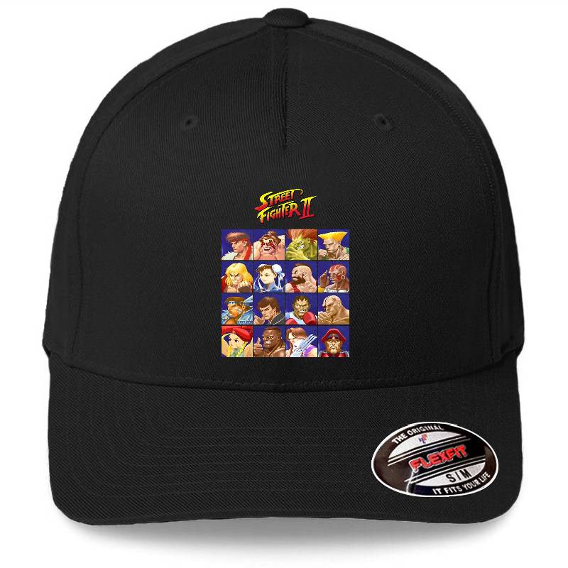 Street Fighter II Select Character Richardson Premium Trucker Snapback Caps