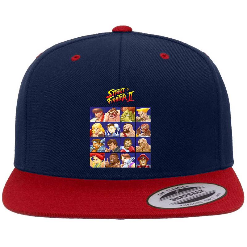 Street Fighter II Select Character Richardson Premium Trucker Snapback Caps
