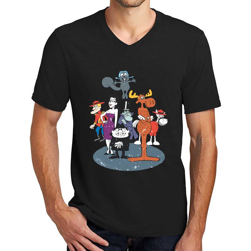 Rocky And Bullwinkle And Friends Richardson Premium Trucker Snapback Caps