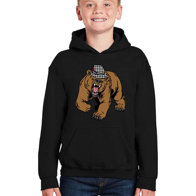 Alabama Bear Bryant Youth Hooded Sweatshirt Boy Black