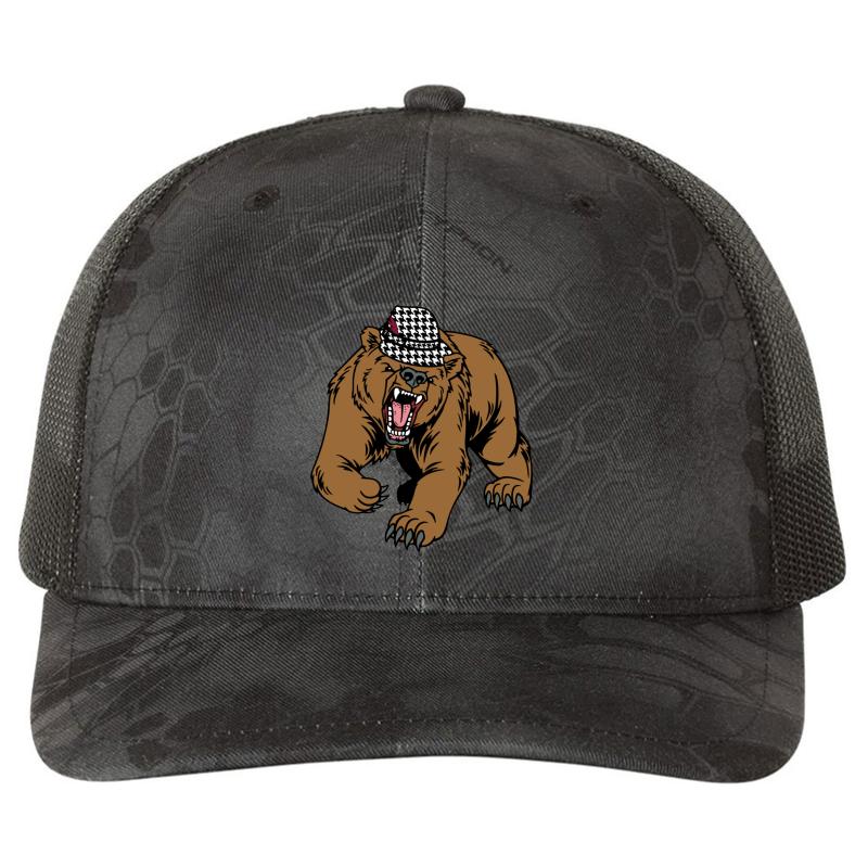 Alabama Bear Bryant Richardson Premium Trucker Snapback Cap  Kryptek Typhon Black