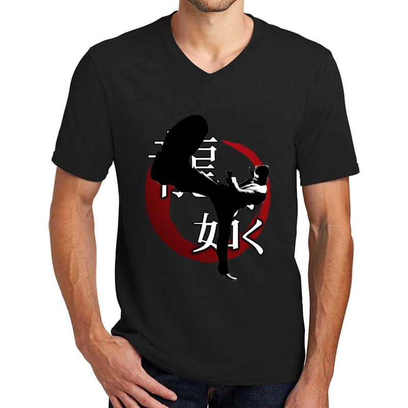 Yakuza Logo - Kiryu Kazuma Unisex V-Neck T-Shirt Men Black