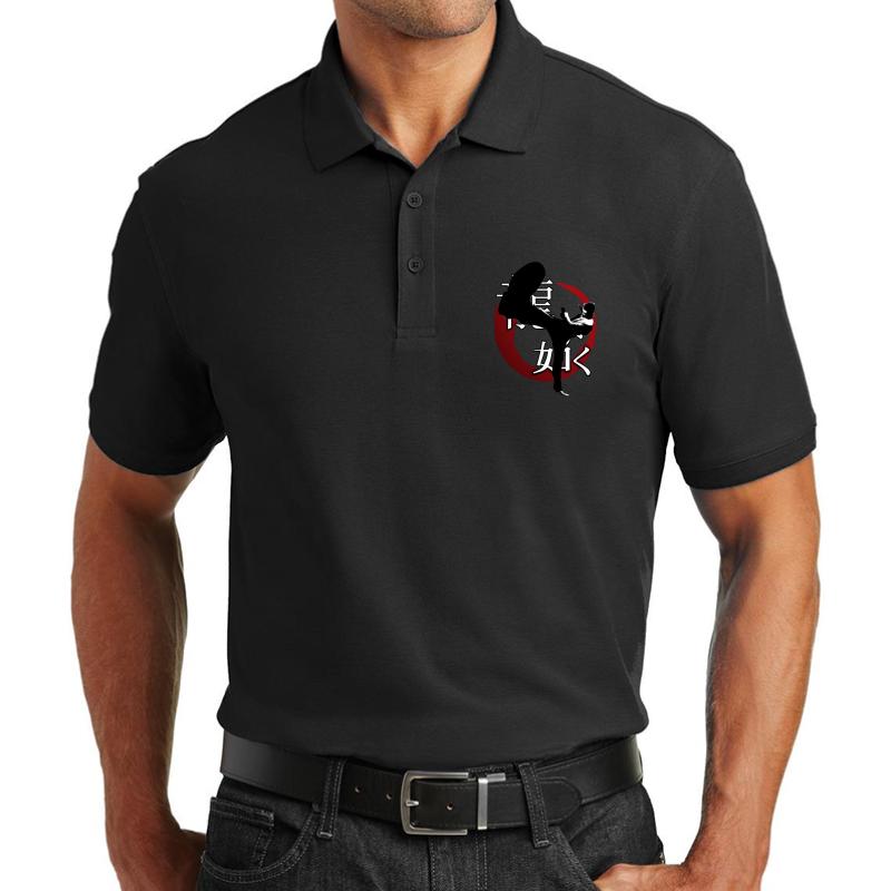 Yakuza Logo - Kiryu Kazuma Unisex Polo Jersey Sport Shirt Men Black