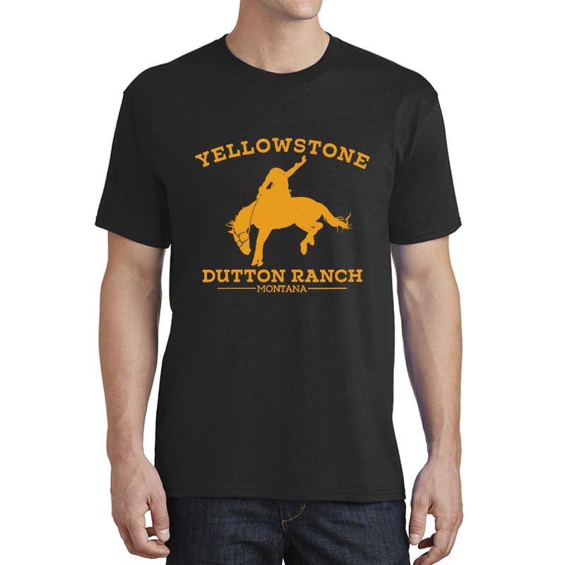 Yellowstone Dutton Ranch - Montana Unisex T-Shirt Men Black