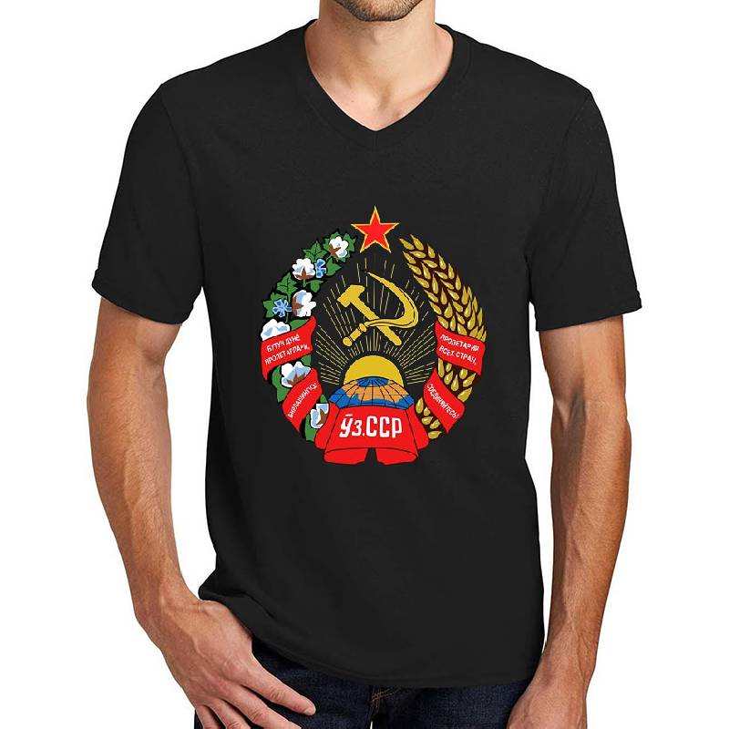 Socialist Uzbekistan Emblem Youth T-Shirts