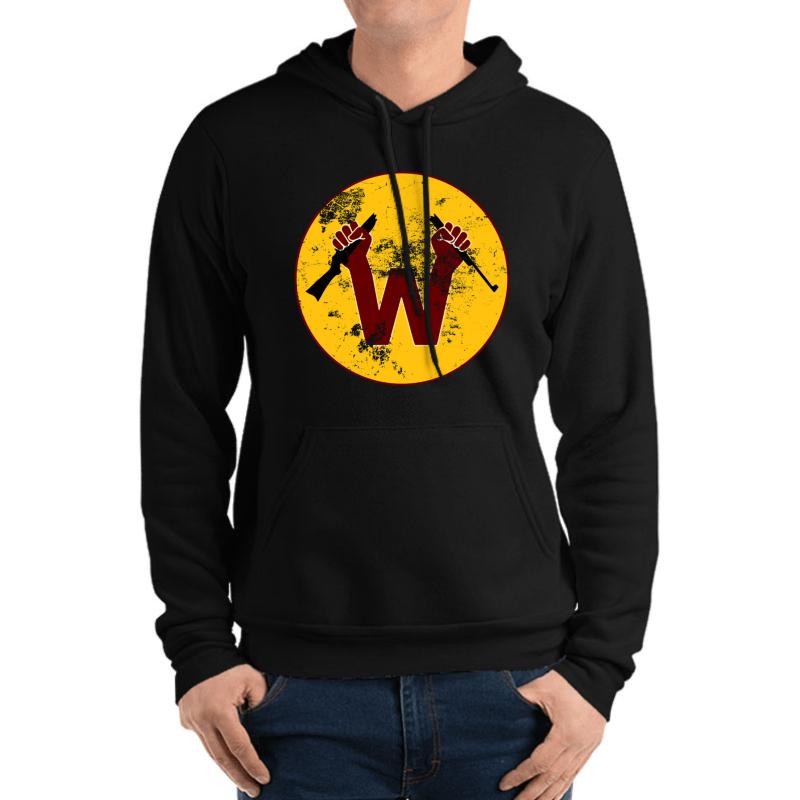 Washington Gun Takers Unisex Hooded Sweatshirt Men Black