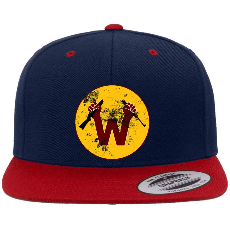 Washington Gun Takers Premium Flat Bill Snapback Cap  Navy