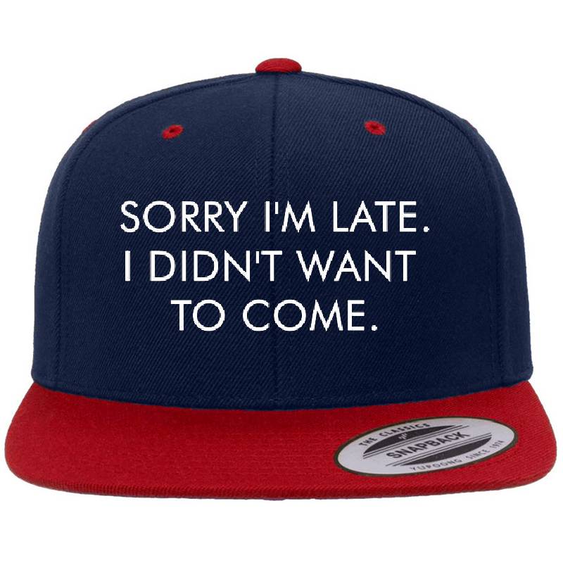 Funny Sorry I’m late I didn’t want to come Youth Hooded Sweatshirts