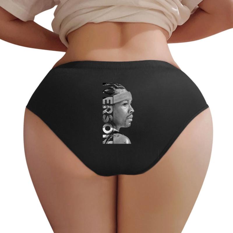 Allen Iverson - Black White Women Underwear Panties Women Black