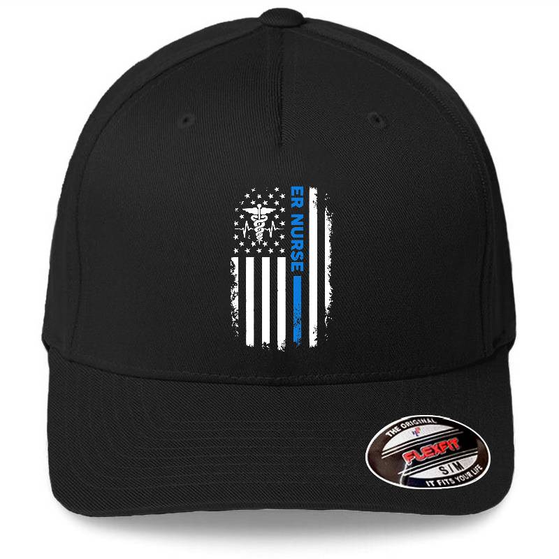 ER Nurse Flag Richardson Premium Trucker Snapback Caps