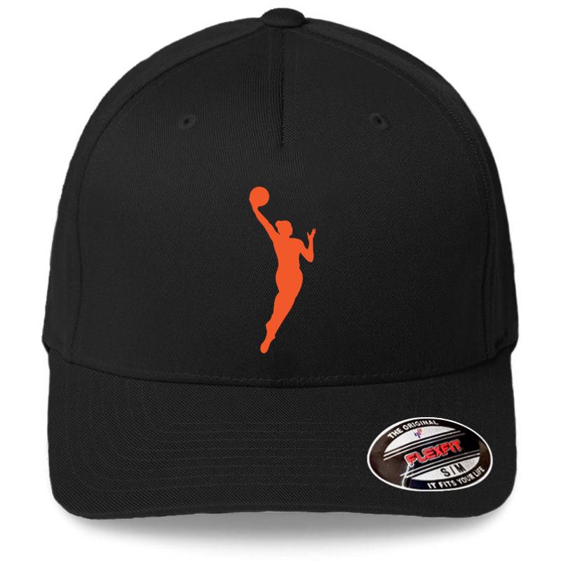 Wnba Basketball Flexfit Baseball Cap  Black