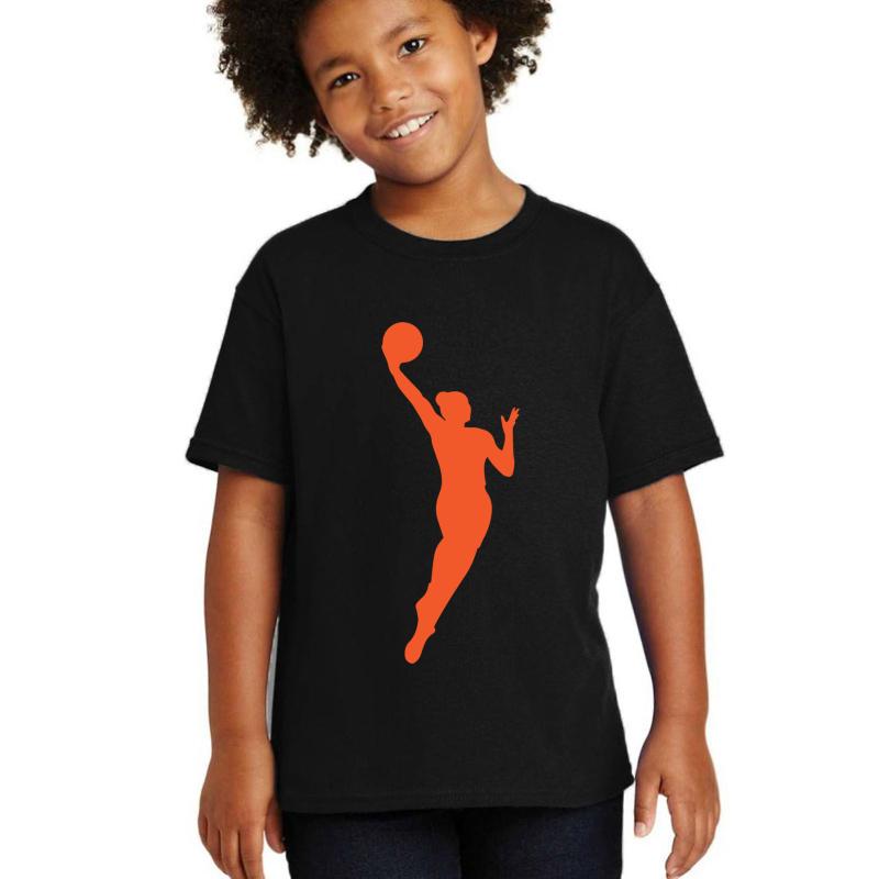 Wnba Basketball Youth T-Shirt Boy Black